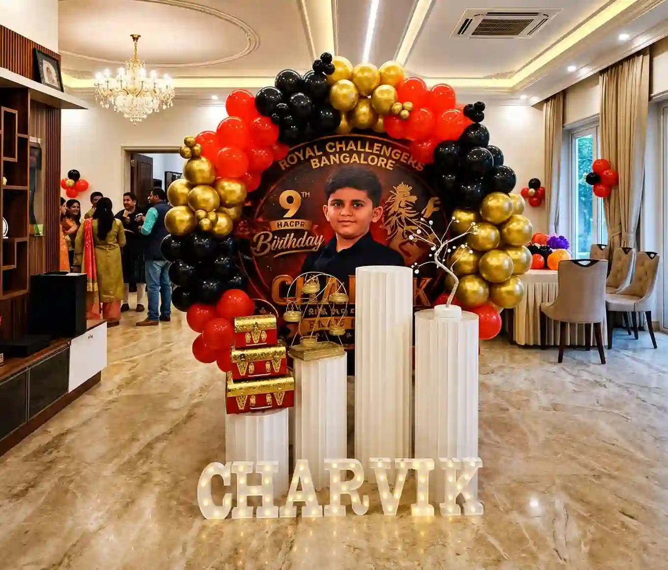 Cricket Sport Theme Decoration